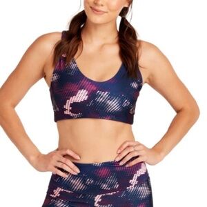 NWOT Goldsheep Neon Blue Star Bra sz S